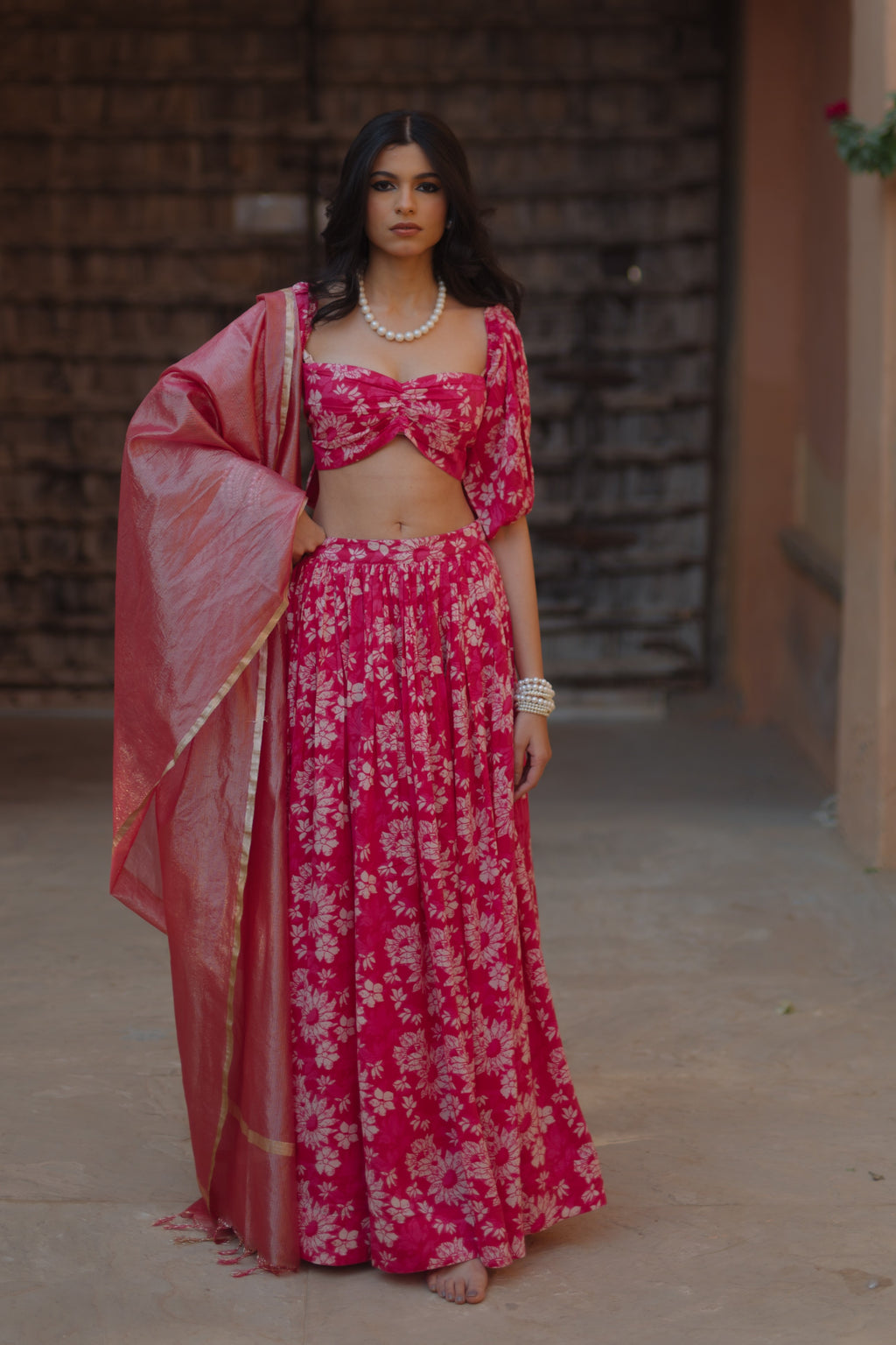 NANDA LEHNGA SET