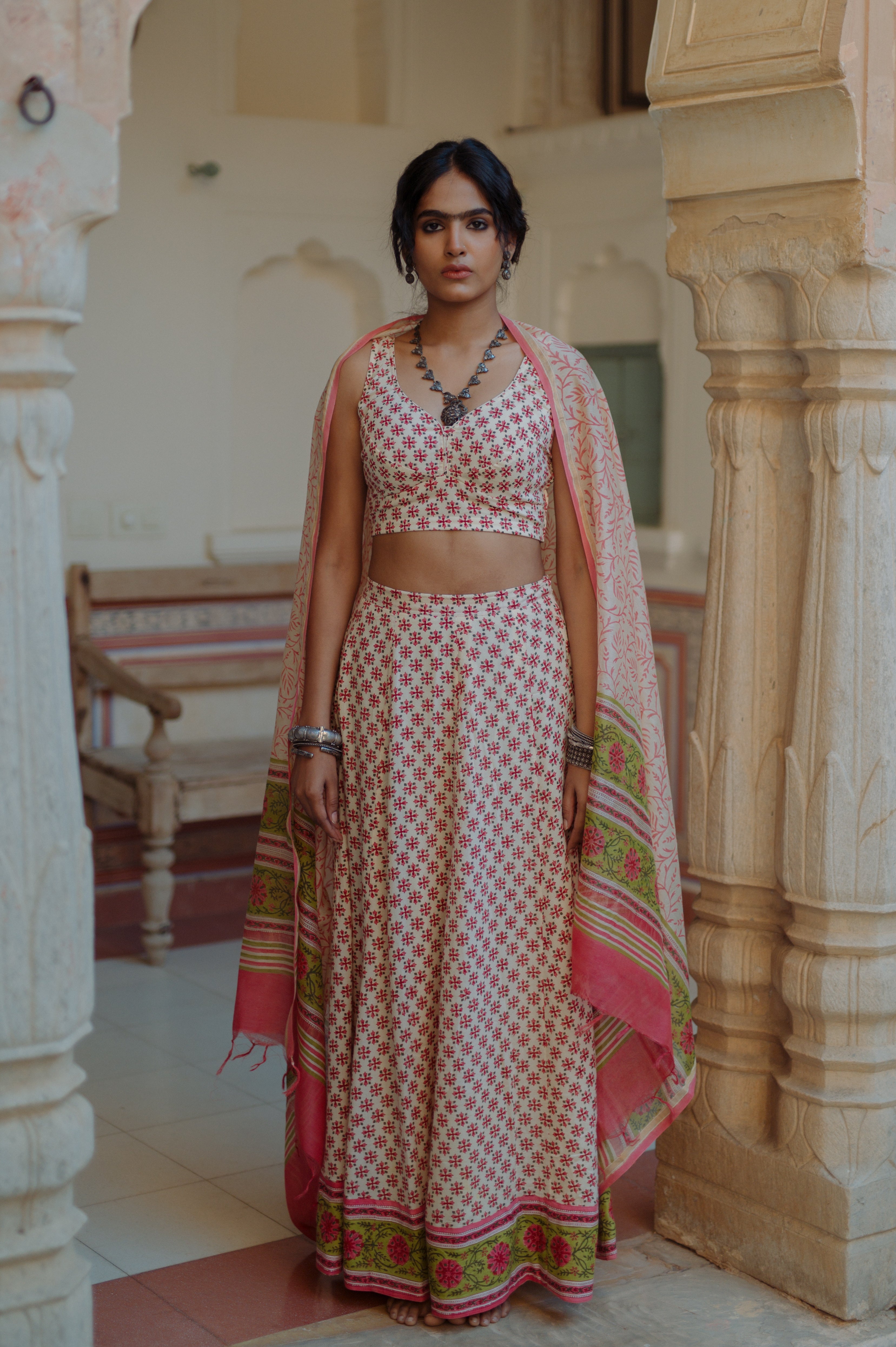 ABHA LEHNGA SET