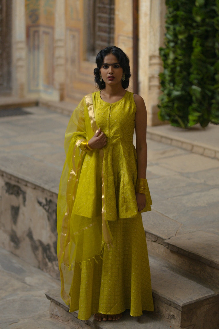 AMBIKA SHARARA SET