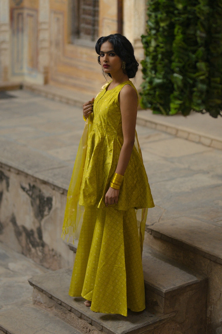 AMBIKA SHARARA SET