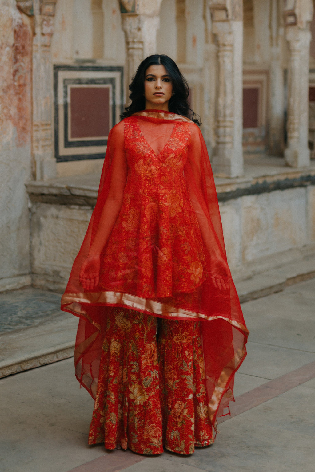 JANKI SHARARA SET