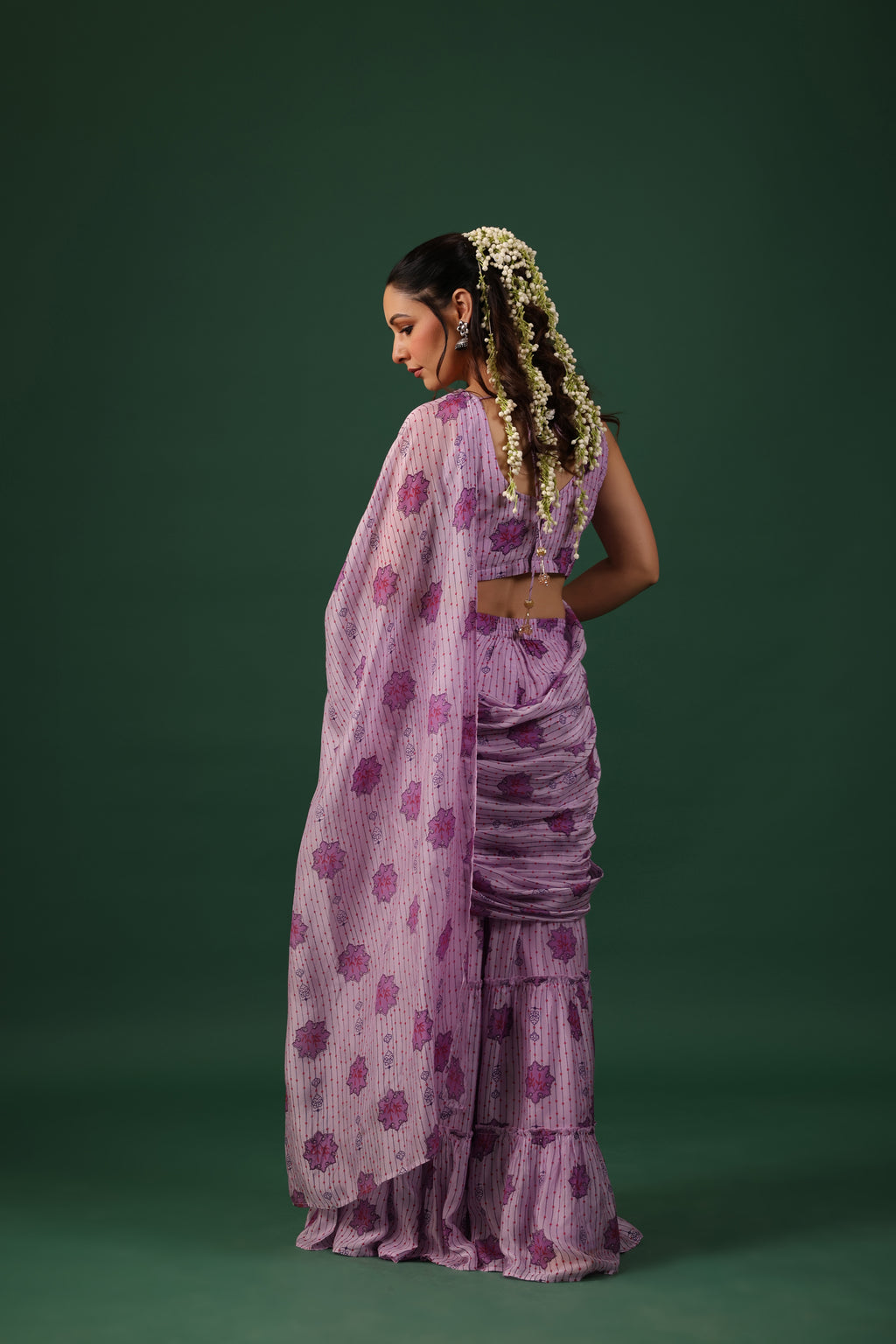 EVELYN DRAPED SAREE