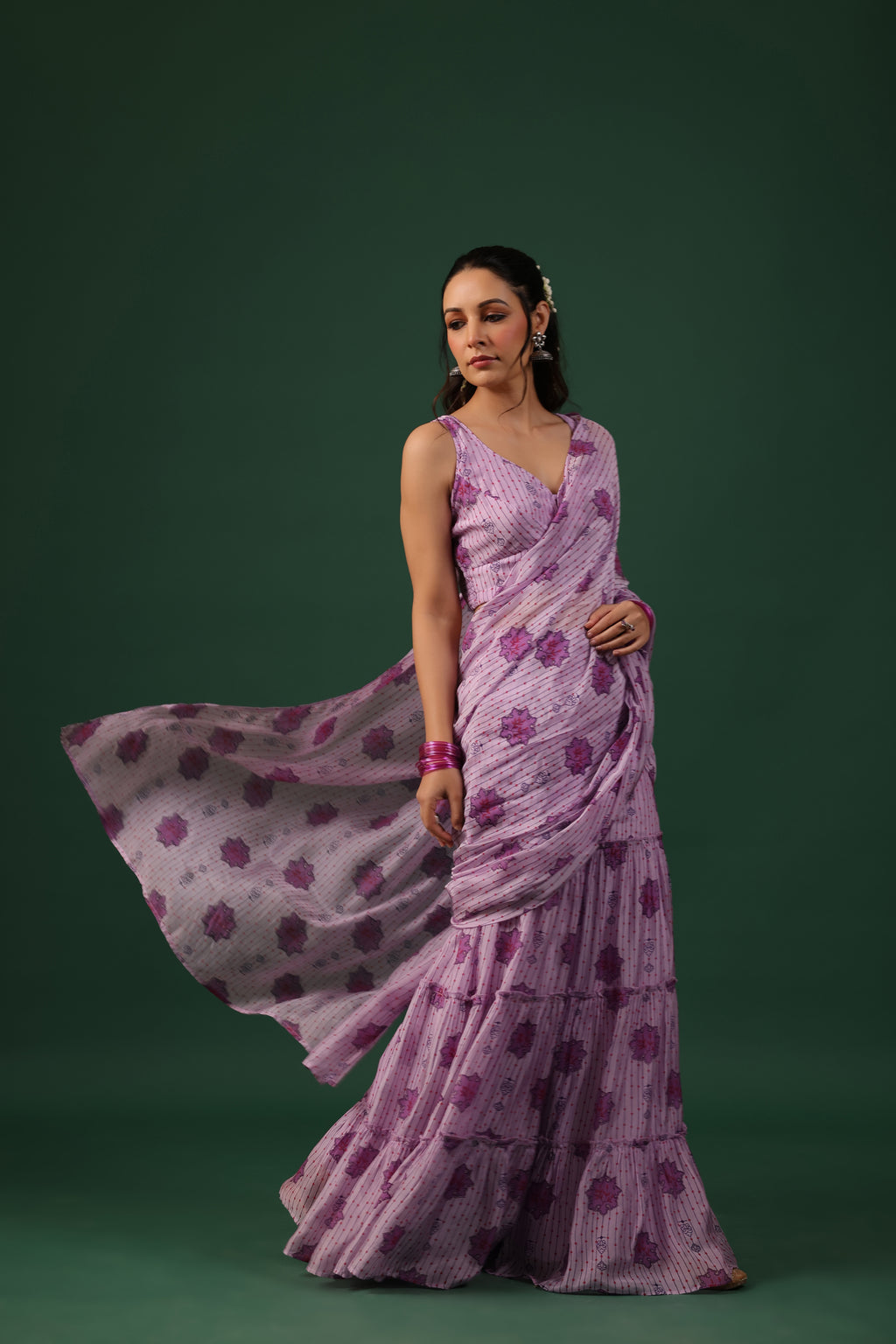 EVELYN DRAPED SAREE