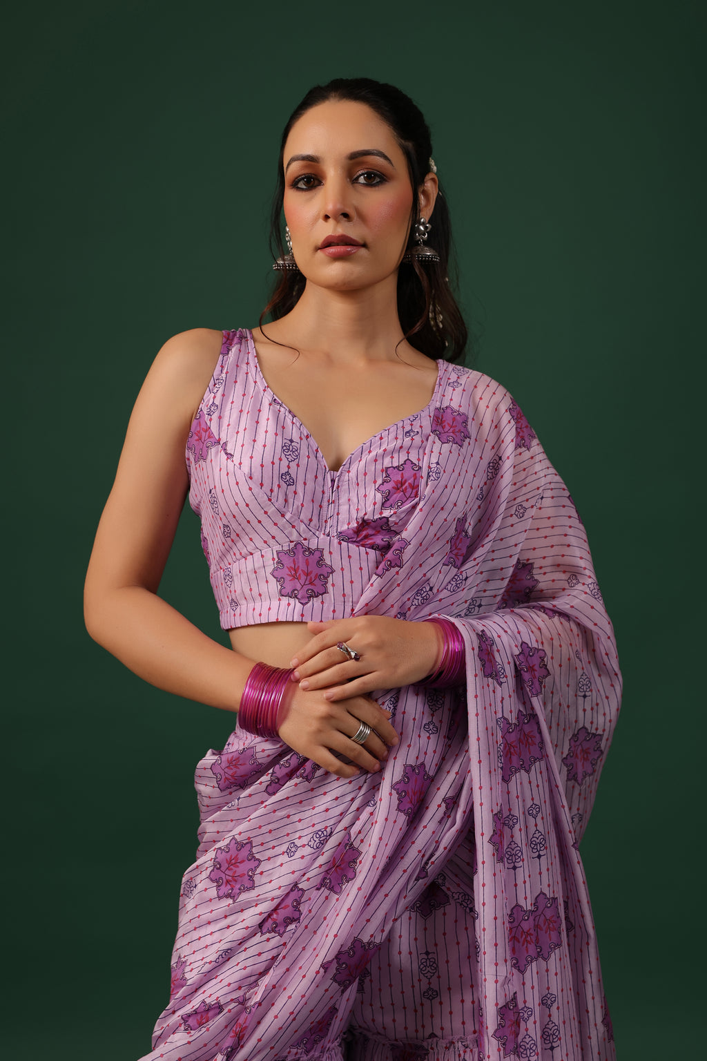 EVELYN DRAPED SAREE